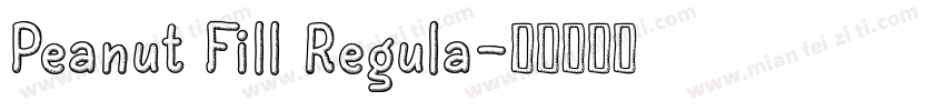 Peanut Fill Regula字体转换